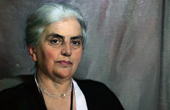 An exhibition panel about Eleanor Rathbone.
